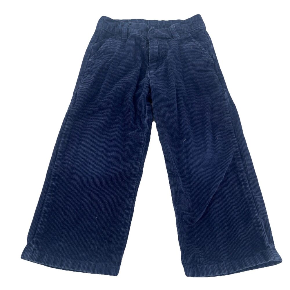 Hanna Andersson Blue Chord Cotton Pants 100 Corduroy